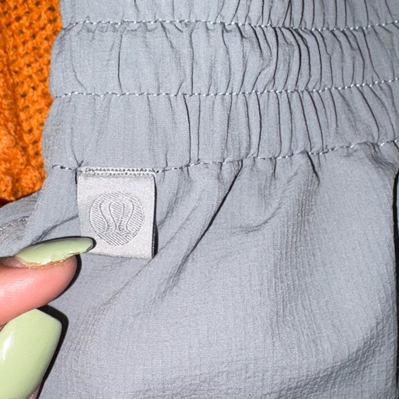 lululemon athletica Gray Athletic Shorts with Elastic Waistband - Picture 6 of 7